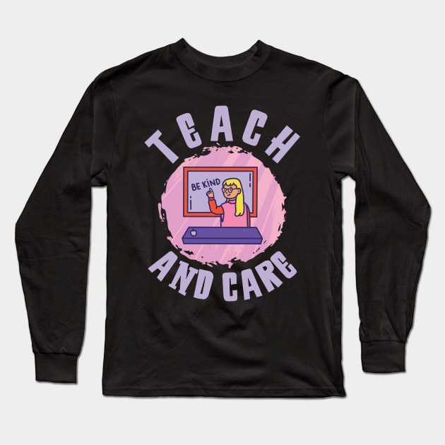 Daycare Teach Care Kids Daycare Teacher Long Sleeve T-Shirt by Tom´s TeeStore